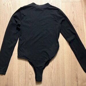 Fashion Nova, Mock Neck Long Sleeve Body Suit, Size L